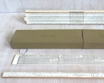 Vintage Rechenschieber - Lineal wissenschaftliches Schreibtisch Dekor