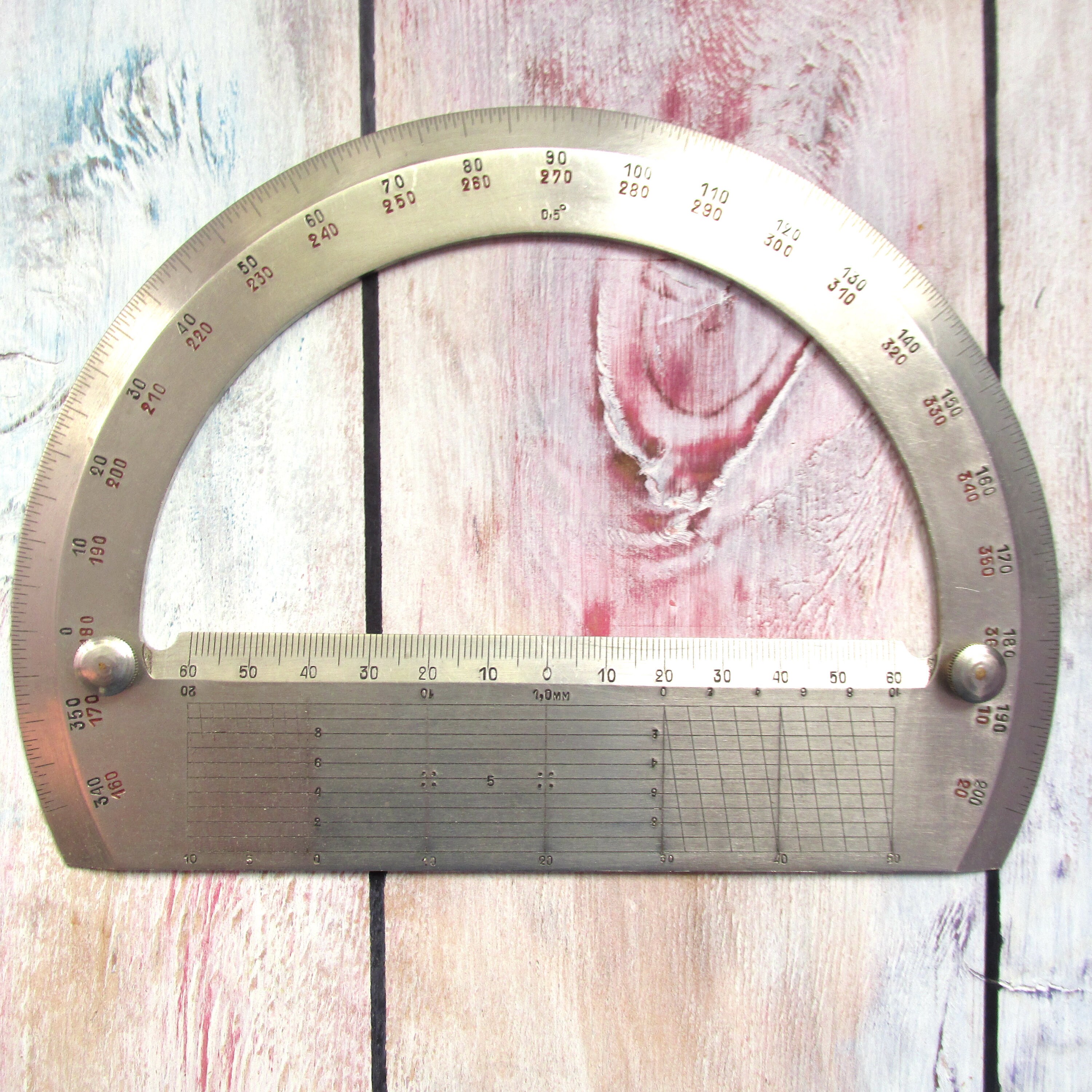 metal protractor