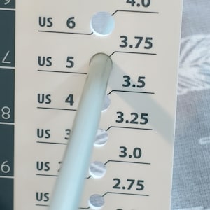 Susan Bates Quicksilver US Size 5 Nylon Circular Knitting Needles