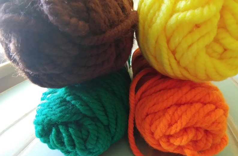 Mary Maxim Titan 3 Ply Bulky Yarn / 100 Acrylic Etsy