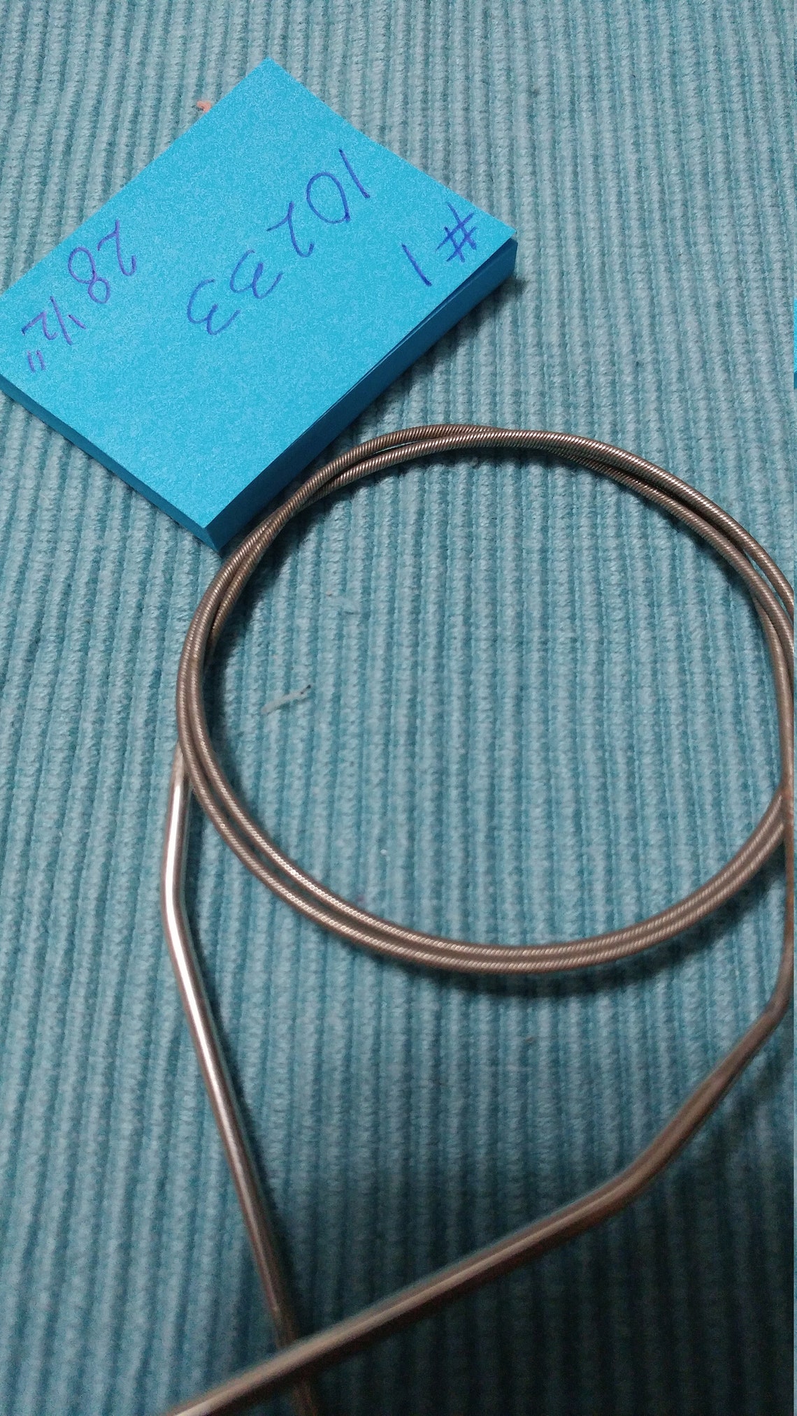 US Size 1 Stainless Circular Knitting Needles W/ Cable 28 Etsy UK