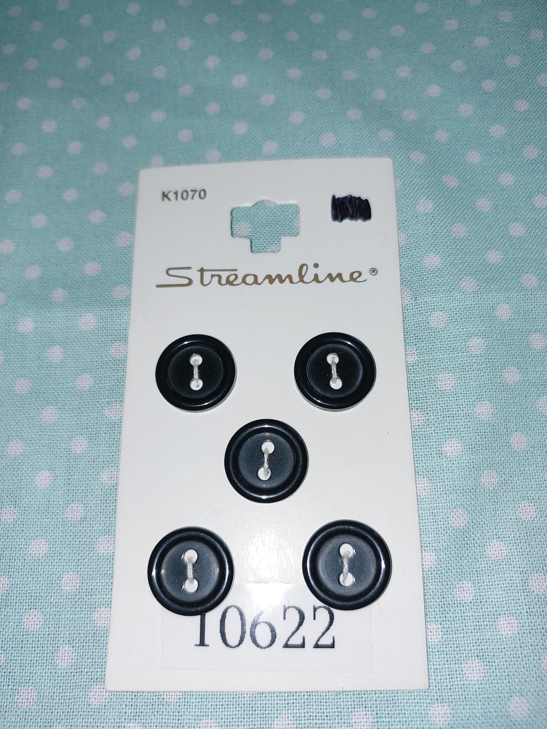 Streamline 2-hole (size 20) Black Plastic Buttons - Etsy