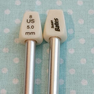 Susan Bates 14&quot; ( US Size 8 ) Aluminum Knitting Needles