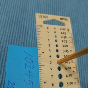 US Size 5 Aluminum Circular Knitting Needles. 29&quot; (Vintage and/or Used)