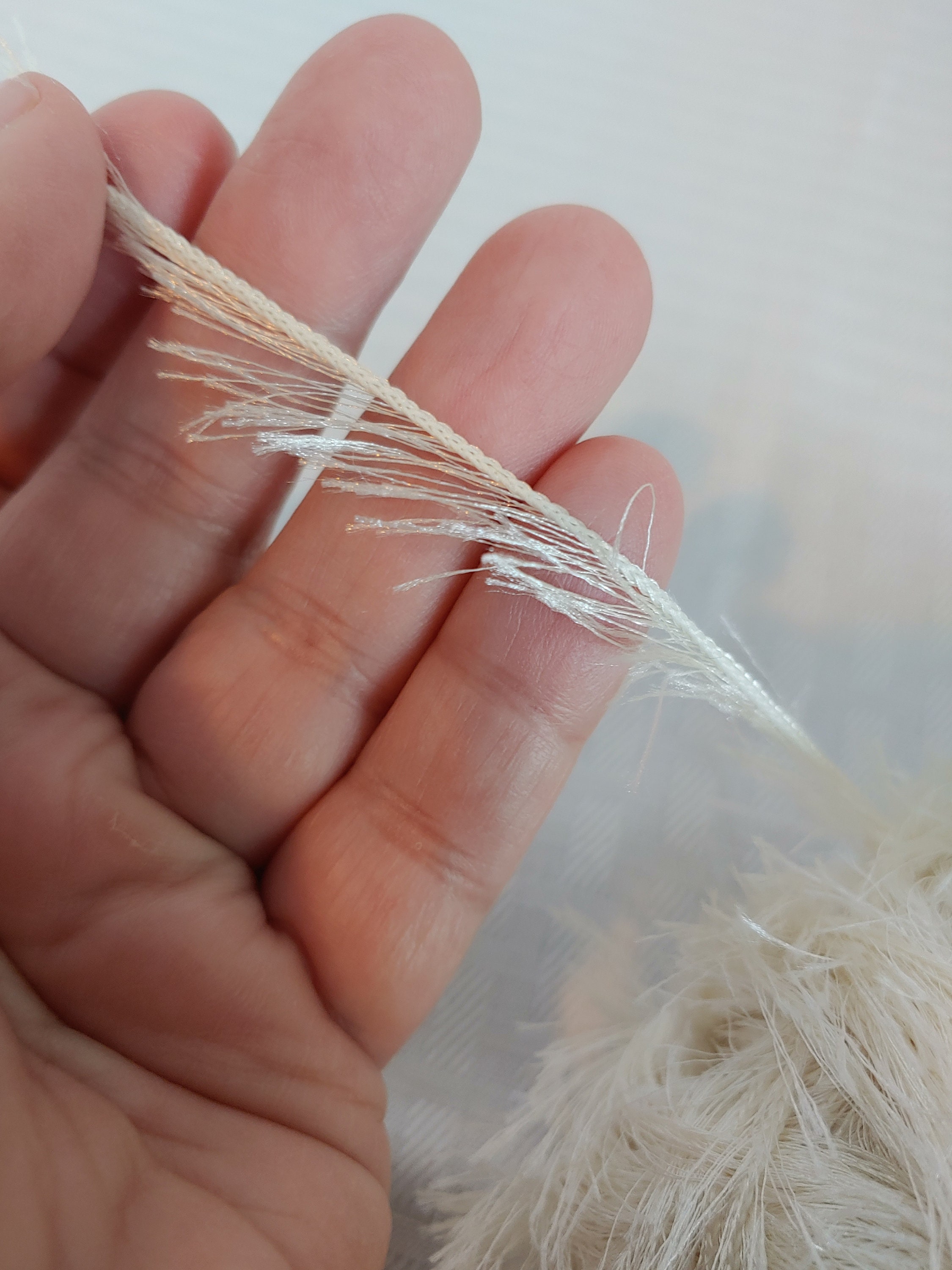 thumbnail image 2 of Ice Red Eyelash Yarn – 100g / 164 Yards – Bulky Weight Fun Fur For Crochet & Knitting 2 of 4