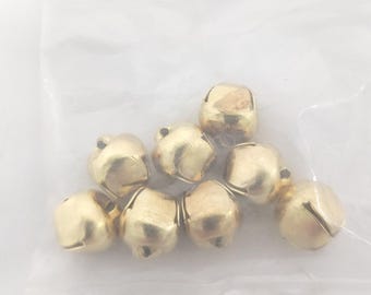 1/2" Gold Jingle Bells