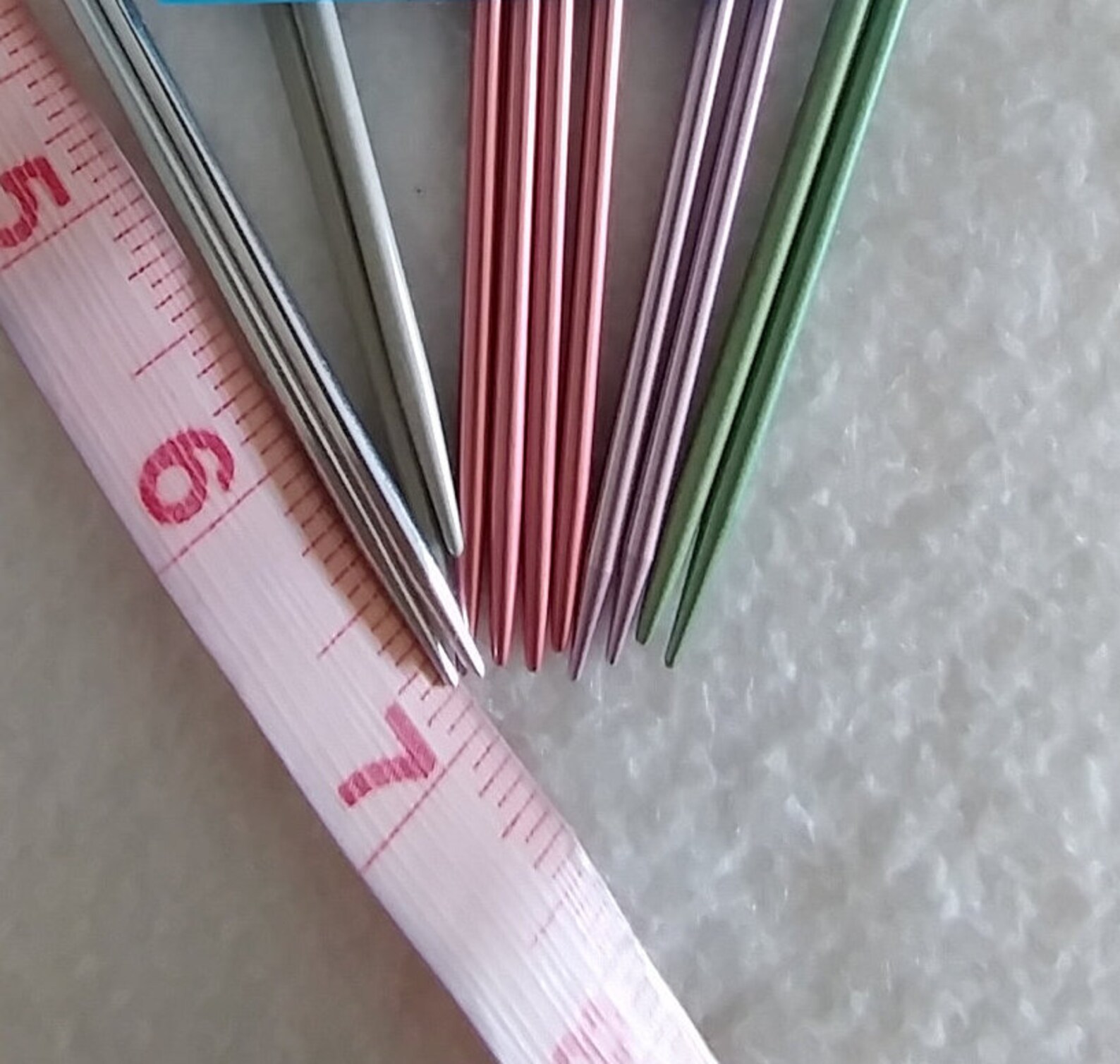 US Size 2 Doubleended 7 Aluminum Knitting Needles set of 4 Etsy
