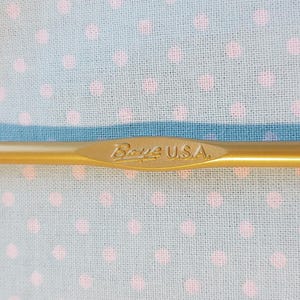 Boye Aluminum Size &quot;G&quot; Crochet Hook (Tapered Throat)