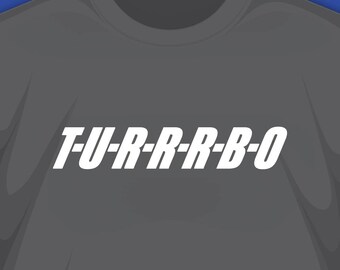 Turbo t-shirt with a little lag