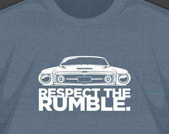 Camiseta Mustang Respeite o Rumble Retro