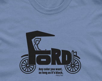 Henry Ford Model T Quote T-Shirt | Vintage Car Graphic Tee