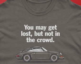 Porsche 911 t-shirt: Not lost in a crowd