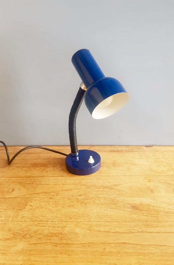 Vintage Blue Desk Lamp Retro Office Light Table Desk Lamp Retro Office Light Table
