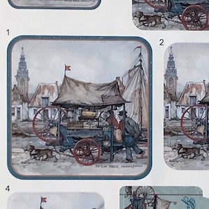 Anton Pieck Page of Die Cuts for Pyramid 3D Card Making and Other Paper Projects