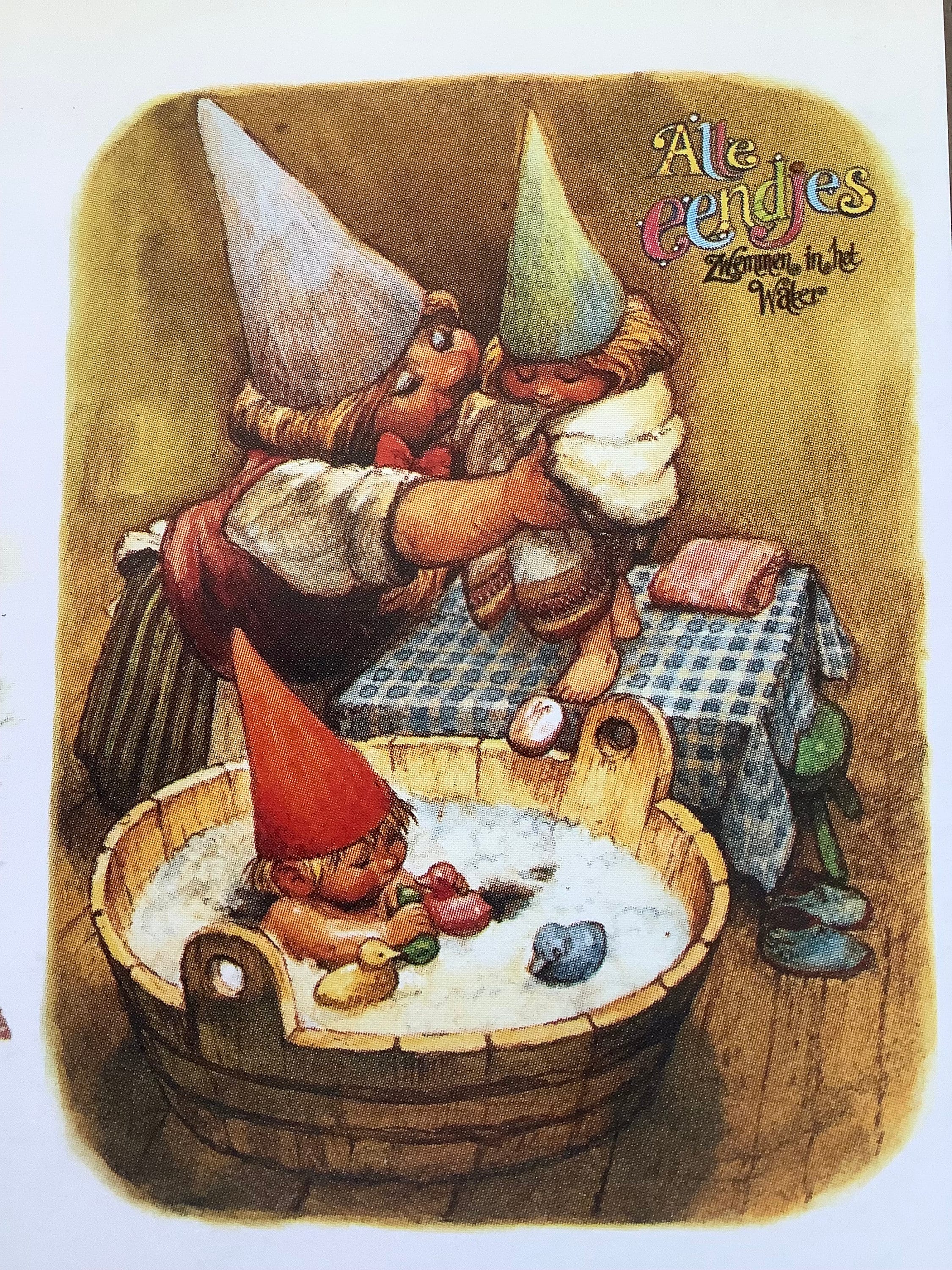 RIEN POORTVLIETドマン森の妖精小人笛吹きGnomy置物