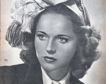 Vintage Women's Magazine 1947, Libelle Dutch Language Lifestyle Magazine