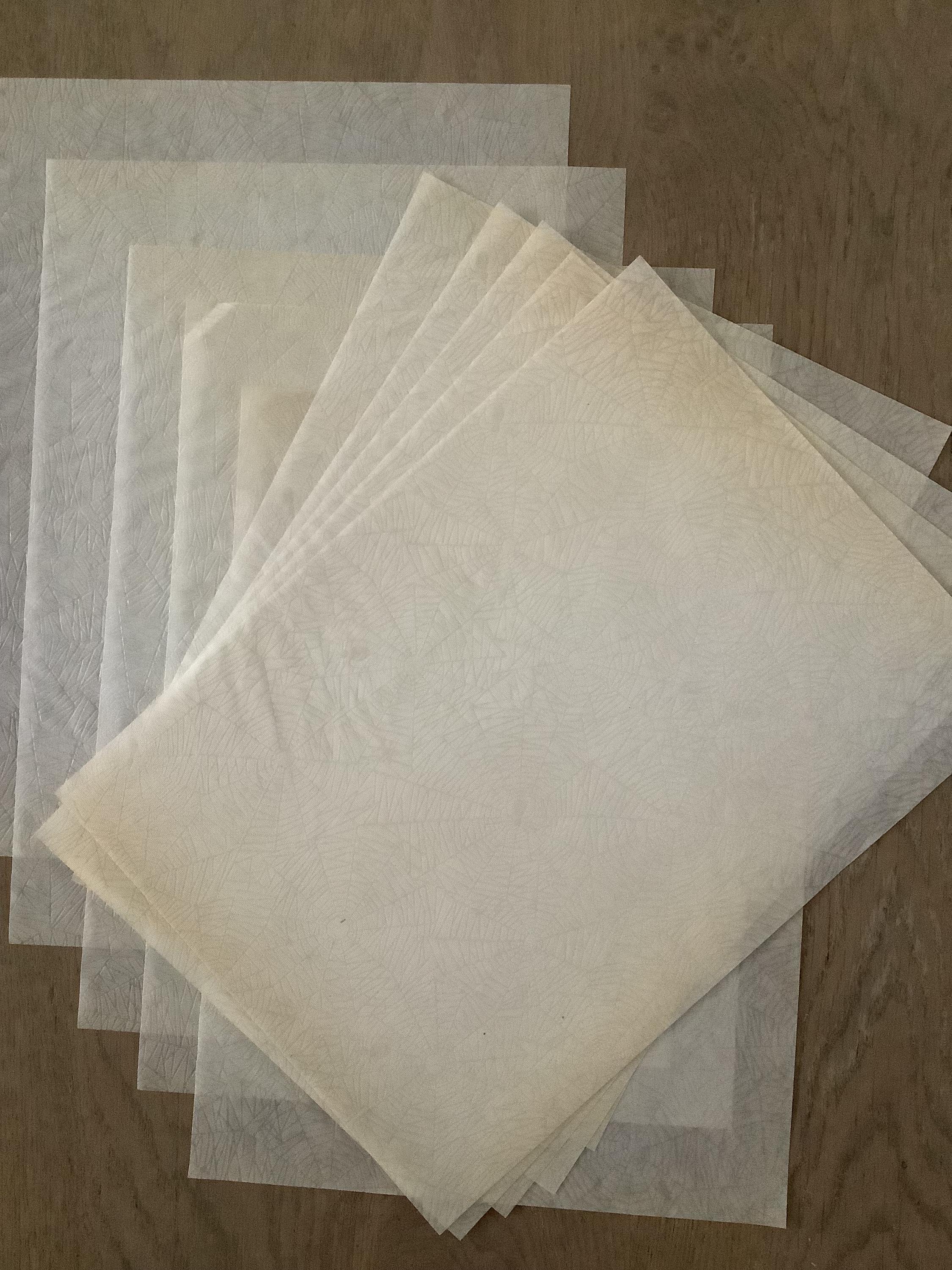 Antique Glassine Paper Sets – Aged with Natural Patina for Mixed Media, Paper Crafting, Book Binding, and Art Journals