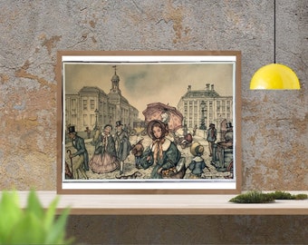 Anton Pieck Print, Wall Art