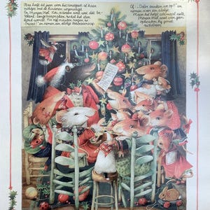 Vera la topolina e i suoi amici - 6 pagine di rivista vintage con l'adorabile topo di Marjolein Bastin per creare lavori con la carta