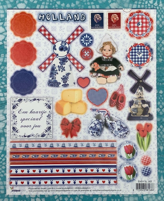 Push Out Images of All Things Dutch for Paper Crafting Etsy