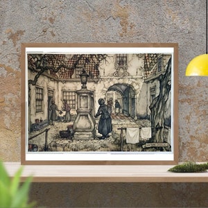 Anton Pieck Print, Wall Art