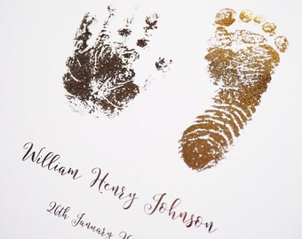 baby footprint etsy