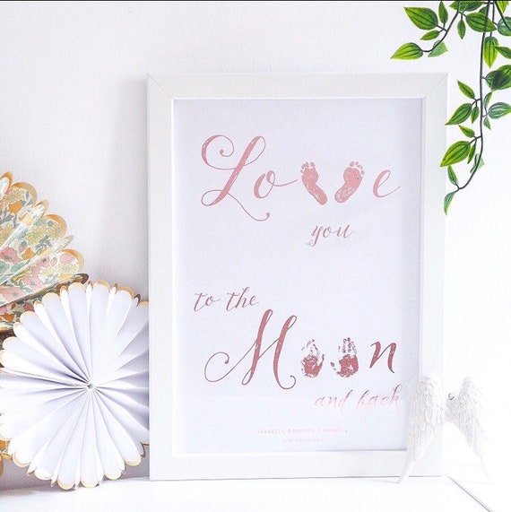 Love You To The Moon And Back Baby Loss Baby Footprint Baby Etsy Love You To The Moon And Back Baby Loss Baby Footprint Baby Etsy