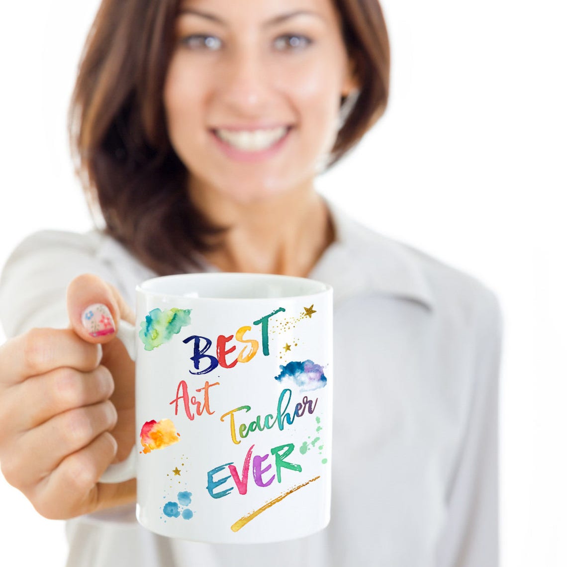 Art Teacher Mug Best Art Teacher Ever Art Teacher Gift Etsy