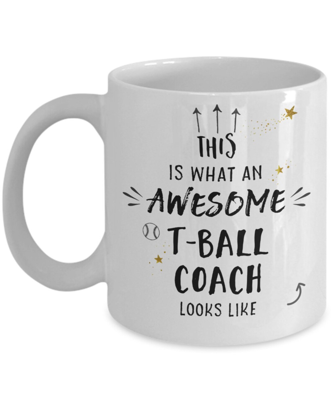 Tball Coach Gift Teeball Coach Mug Tball Coaching Appreciation Thank