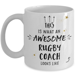 Rugby Coach Gift – Rugby Coach Mug – Rugby Coaching Appreciation – Thank-You Gift – For Men – For Women