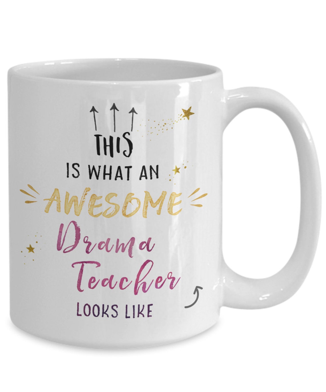 Drama Teacher Mug Drama Teacher Gift Theatre Teacher Gift Etsy