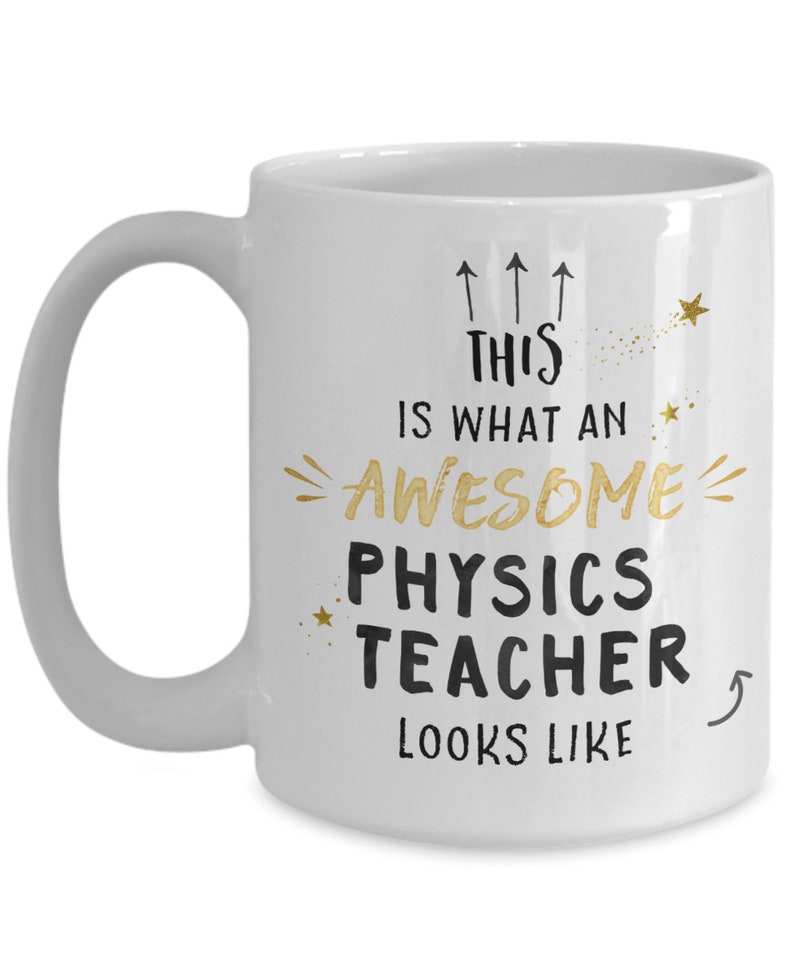 Physics Teacher Mug Physics Teacher Gift Teacher Etsy
