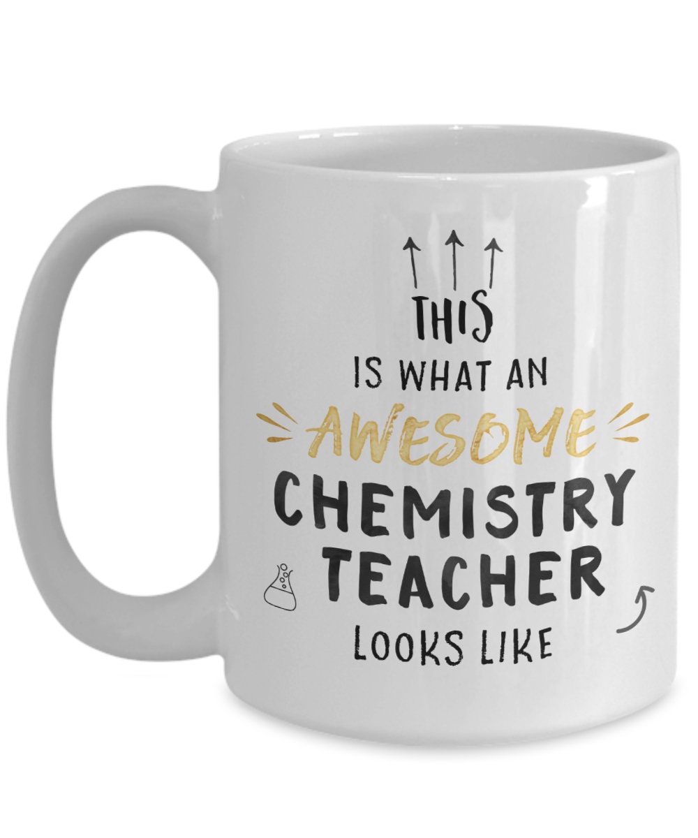 Chemistry Teacher Mug Chemistry Teacher Gift Chem Teacher Etsy