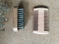 Beard comb and Brush, wooden comb and brush
