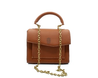 Carmel Leder Handtasche