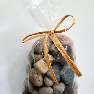 1 LB Mixed Rocks, Lake Michigan Rocks, Pebbles, Stones, Vase Filler, Plant Decor, Fish Tank Decor