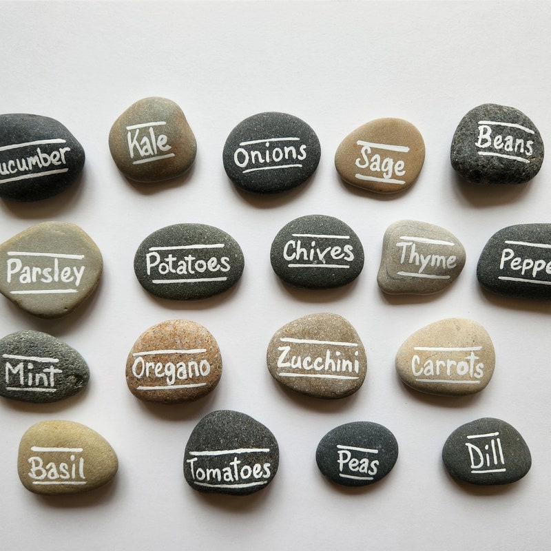 Vegetable Garden Rocks - Etsy