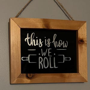 Funny Kitchen Sign framed wall decor 5x7