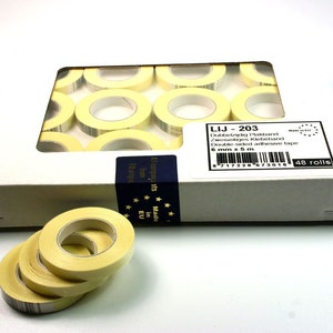 Zweiseitig Klebeband - 6mm x 5M - Weiss