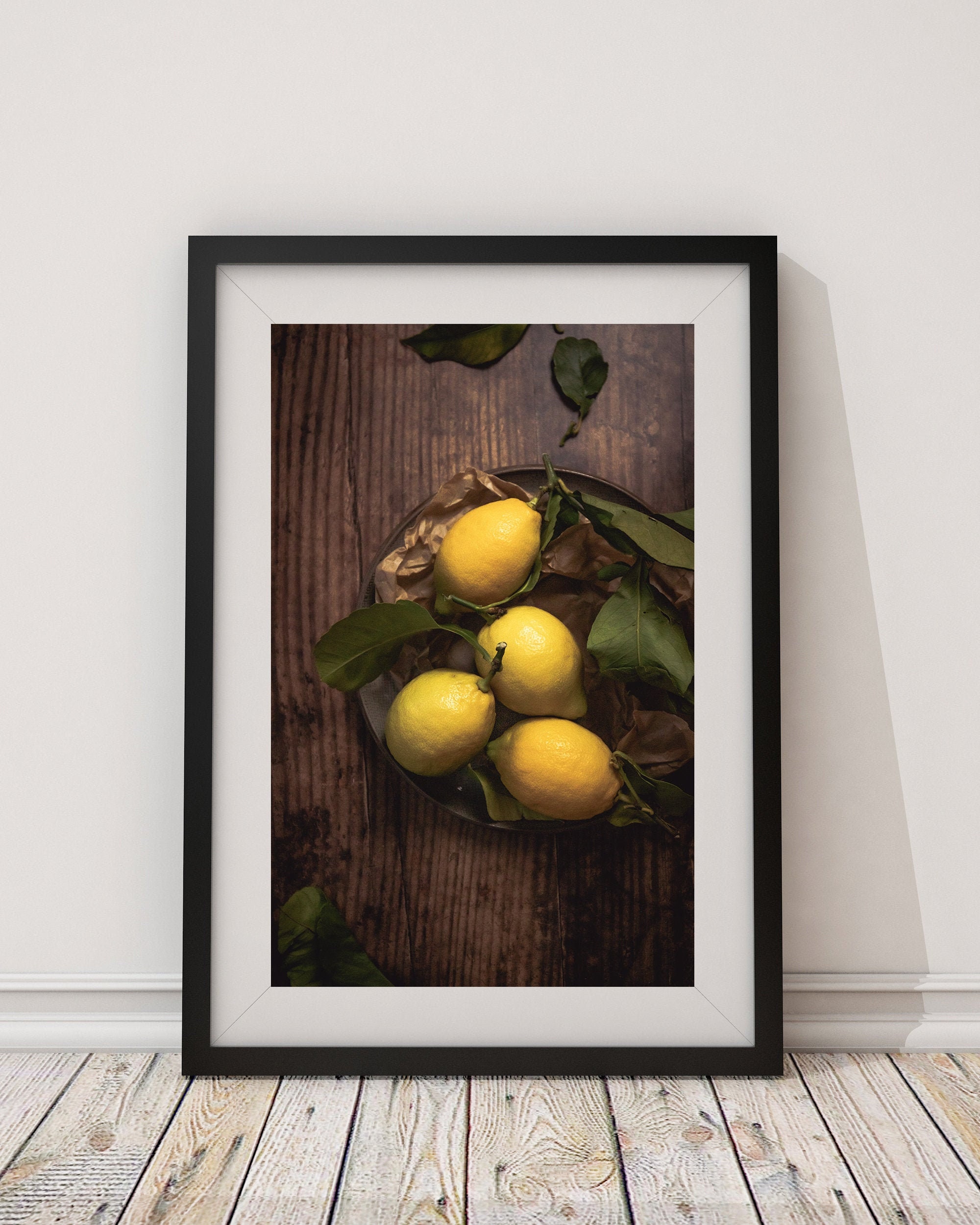 Lemons Kitchen Wall Print Still Life Photography Kitchen - Etsy UK
