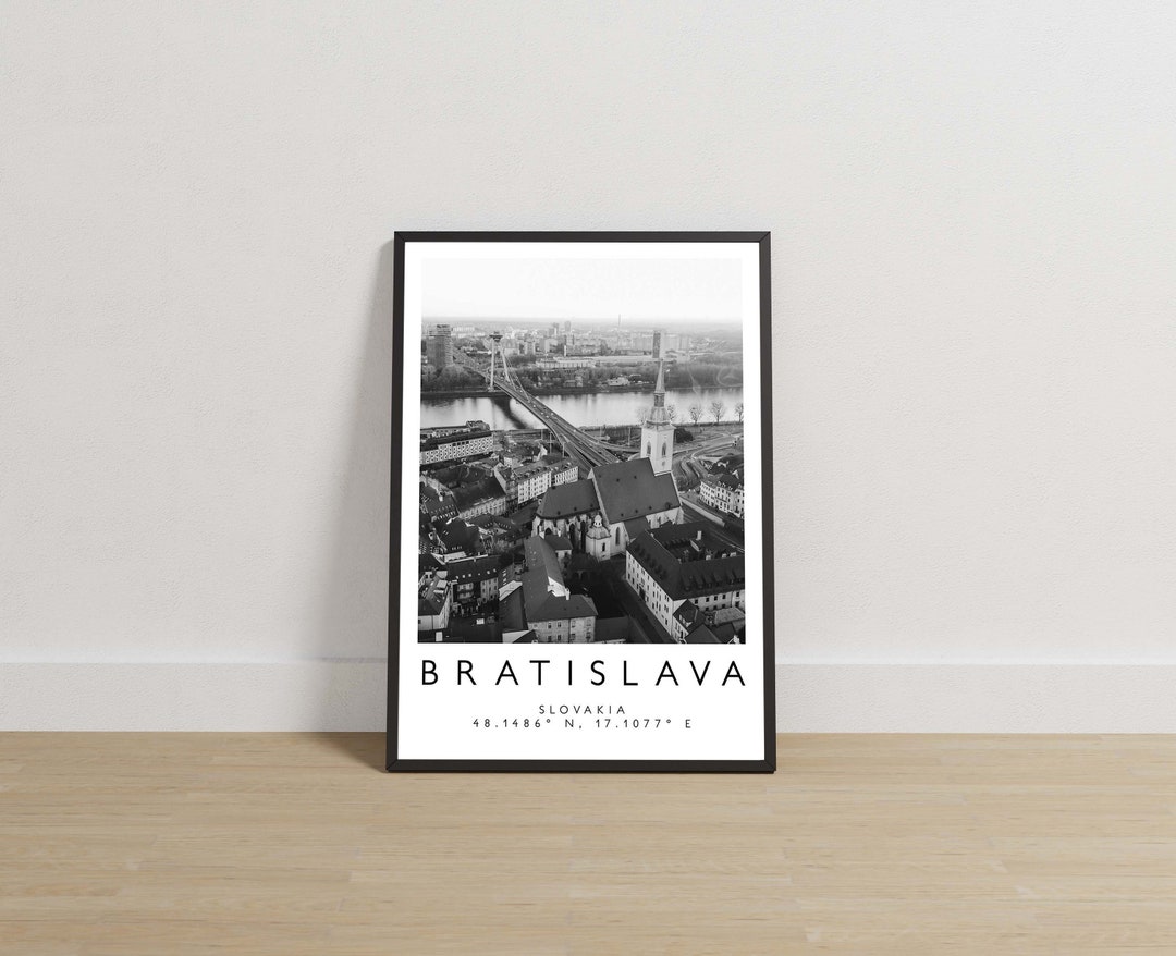 Bratislava Print Bratislava Poster Travel Photography Etsy