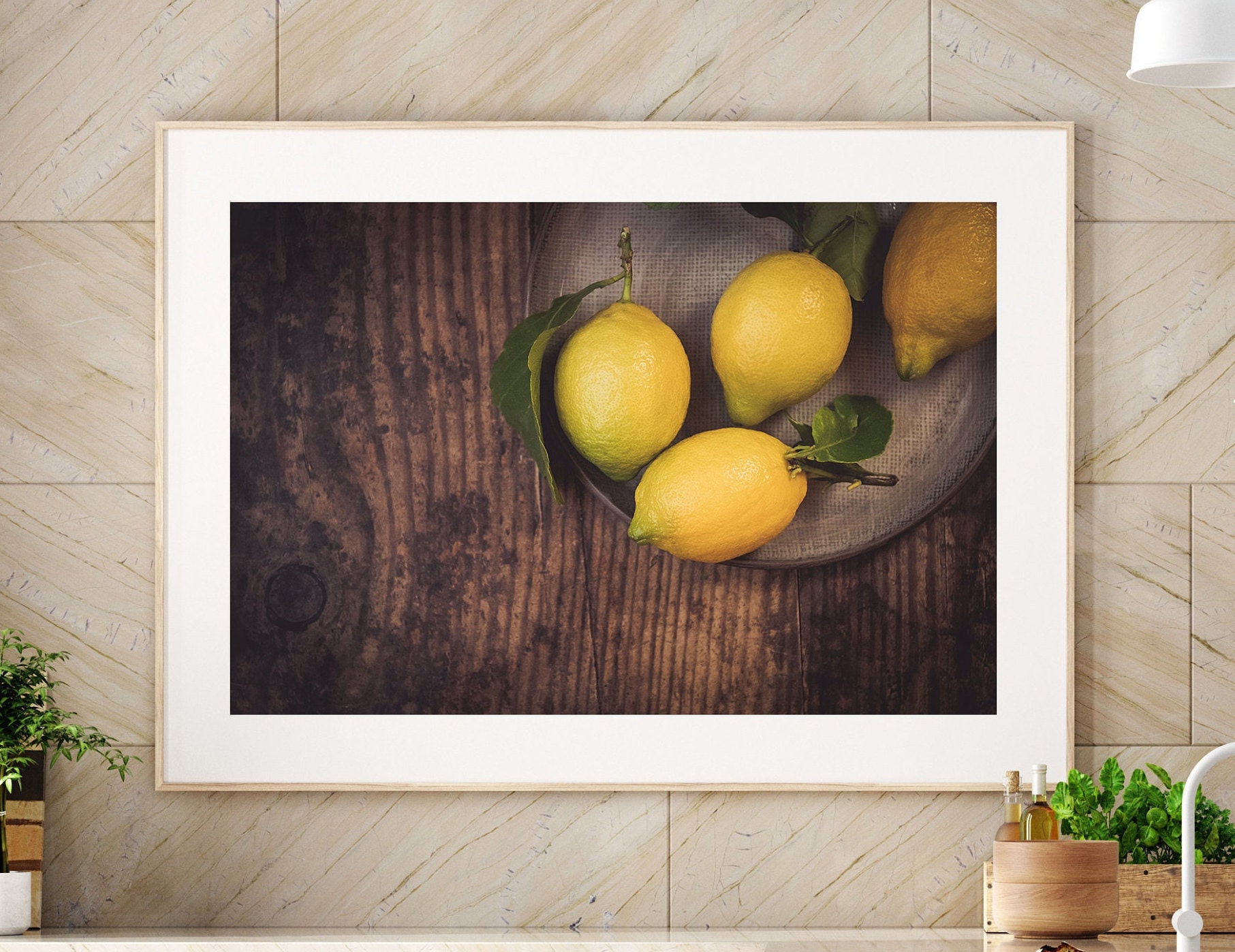 Lemons Kitchen Wall Print Still Life Photography Kitchen - Etsy UK