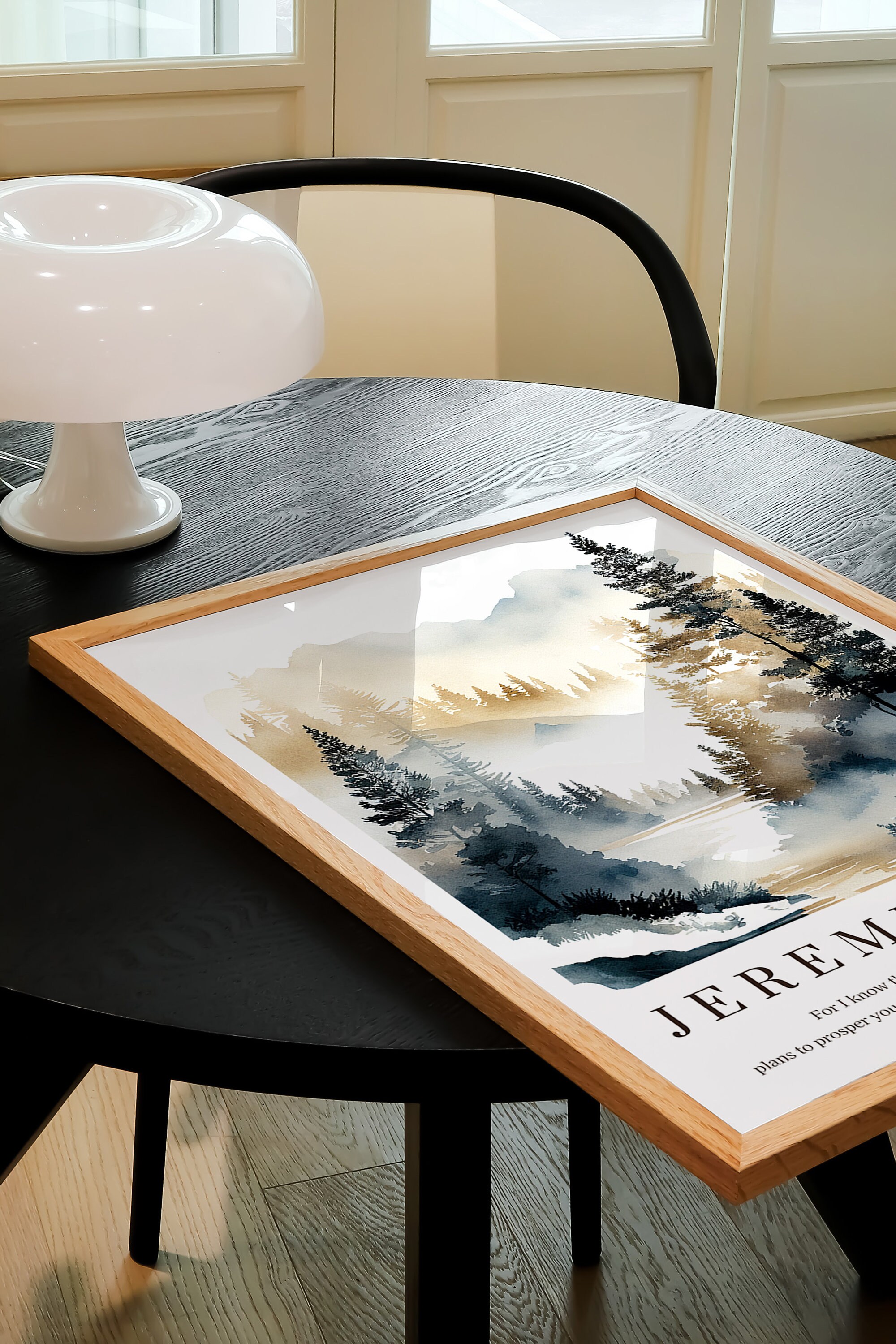 Jeremiah 29:11 Wall Art Print, Christian Faith Posters, Bible Verse ...