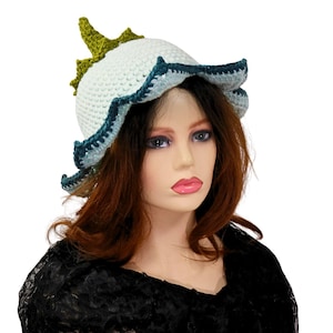 Fae Fairy Hat, Upside Down Flower Hat, Flower Petal Sprite Hat, Renfaire Costume, Cosplay Festival Hat, Fairy Garden Vibes, Cute Pointy Hat