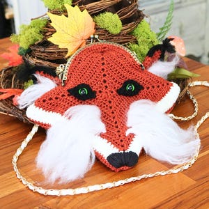 Bolsa de baratijas para festivales, estilo cottagecore de zorro brujo, monedero de zorro, riñonera para falda de disfraz de Renfaire, regalo para amantes de los zorros, cartera cruzada para teléfono.