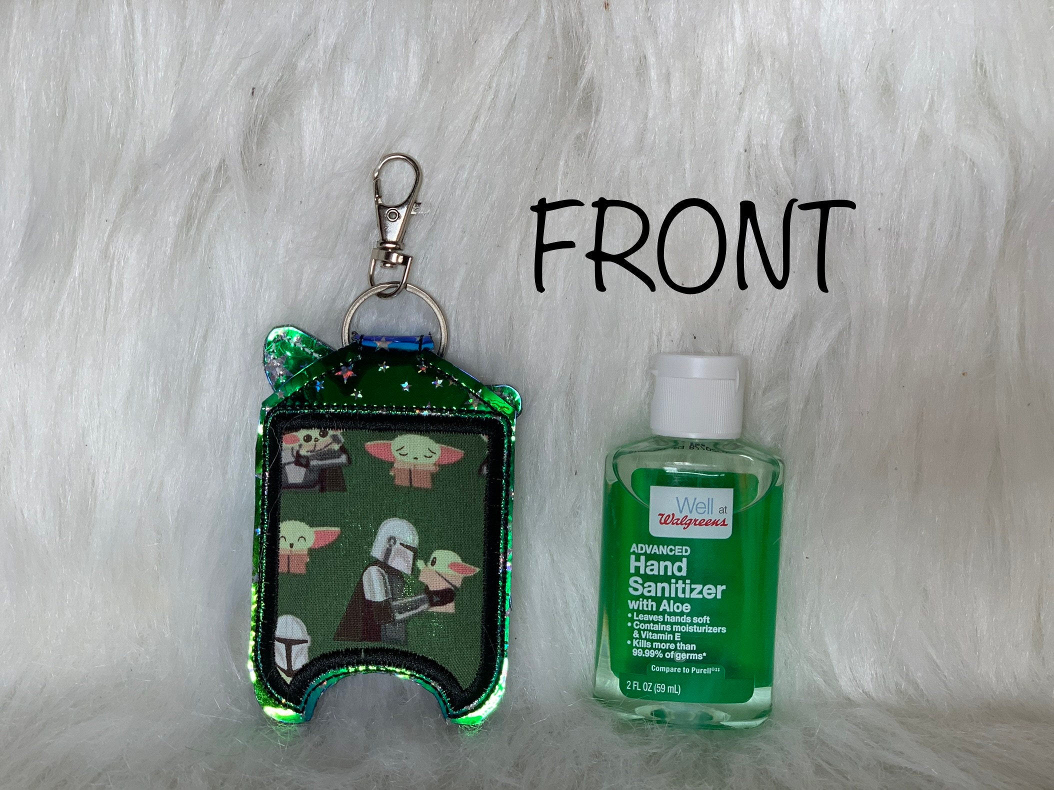 Disney inspired Baby Yoda hand sanitizer holder 2 oz. Etsy