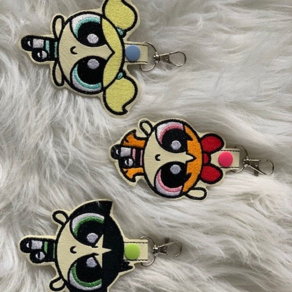 All 3 Power puff girls Keychains