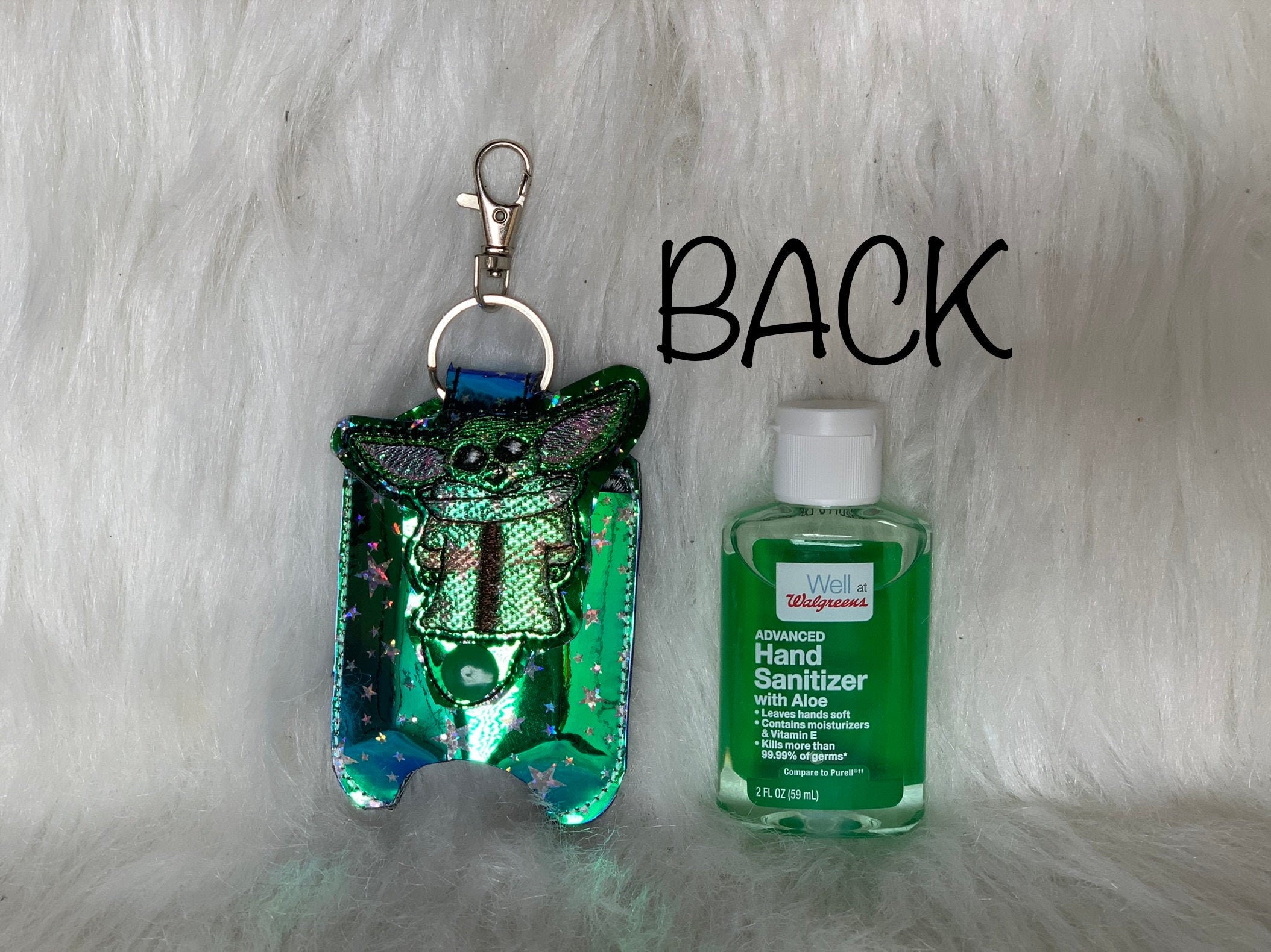 Disney inspired Baby Yoda hand sanitizer holder 2 oz. Etsy