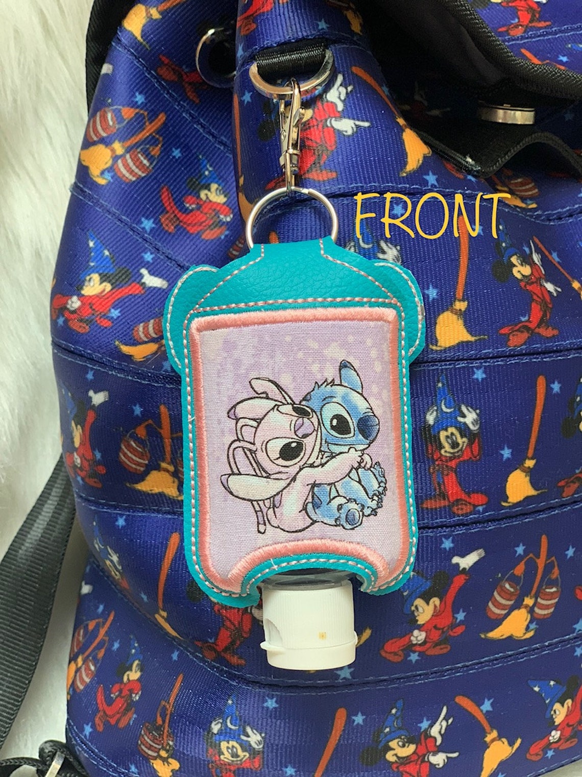 Disney Inspired Stitch Hand Sanitizer Holder 2oz Etsy