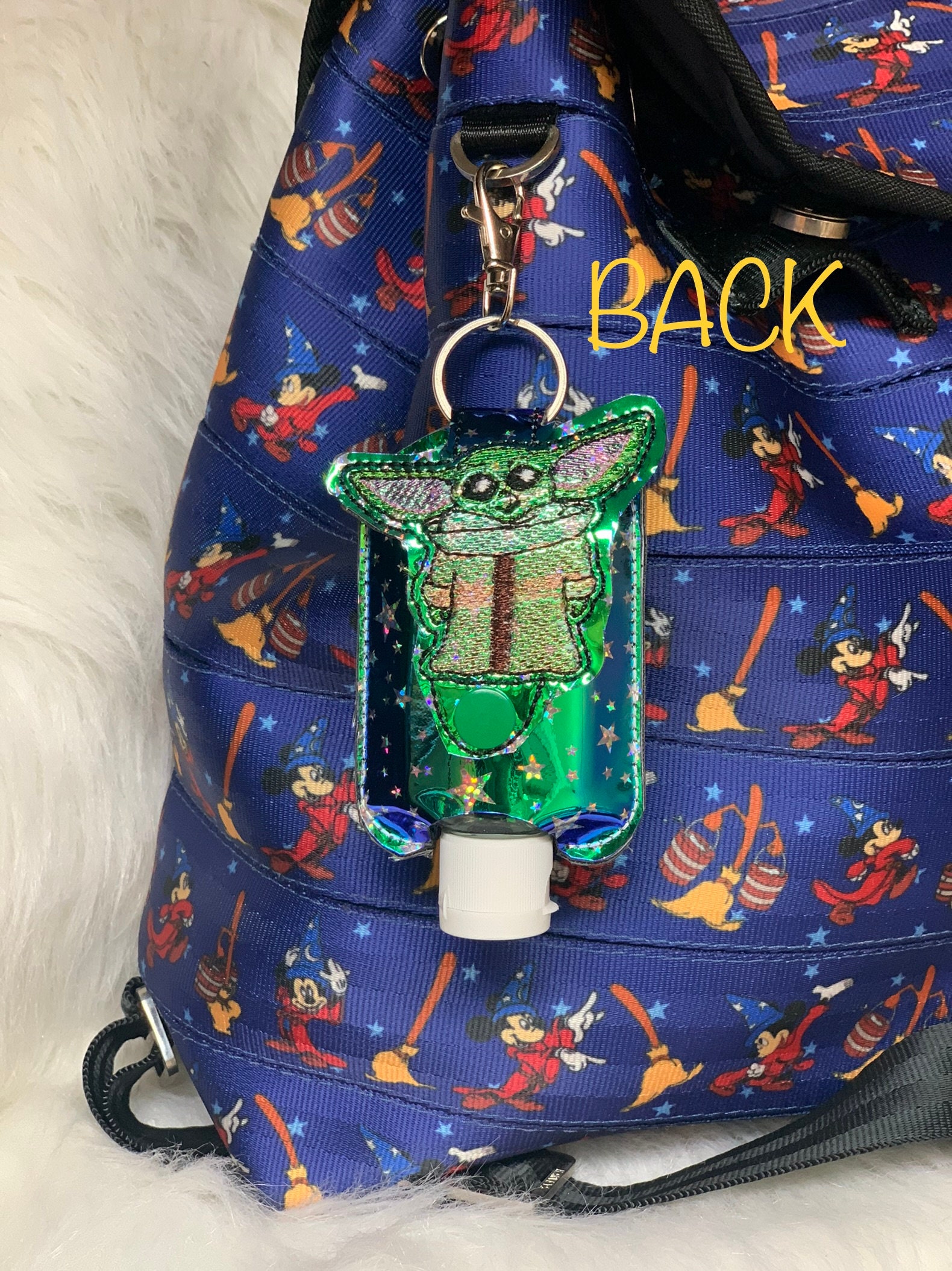 Disney inspired Baby Yoda hand sanitizer holder 2 oz. Etsy